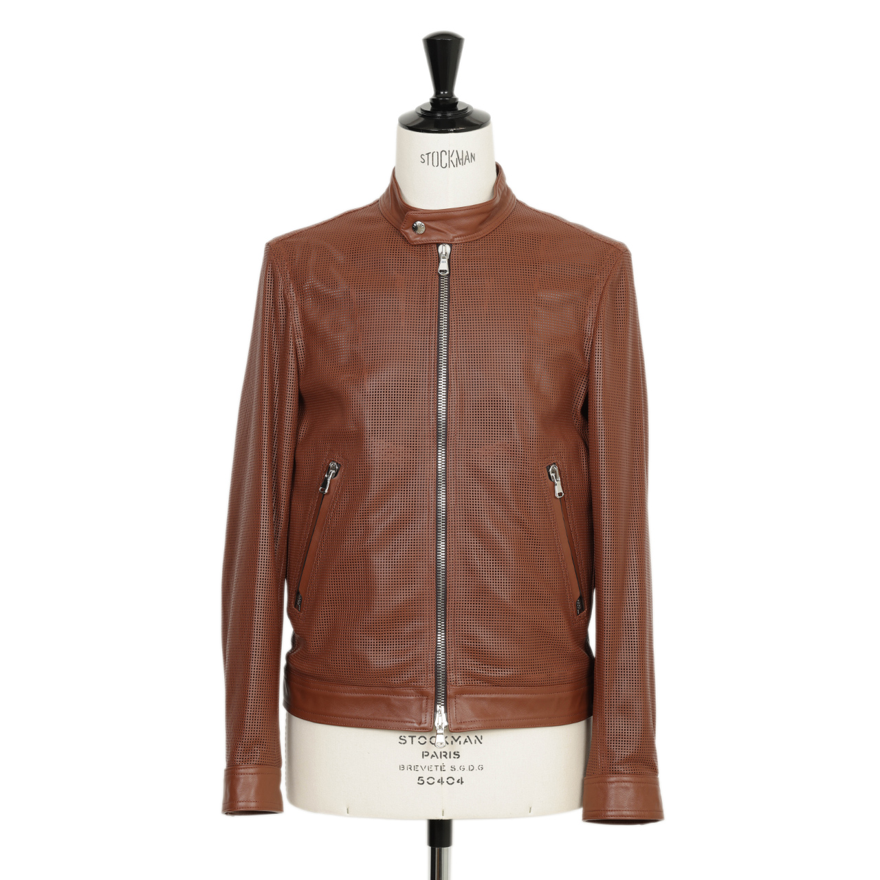 【良品】EMMETI エンメティ H アッカ ゴートスキン 干場 ブラウン 48 良品】EMMETI エンメティ H アッカ ゴートスキン 干場 ブラウン 48